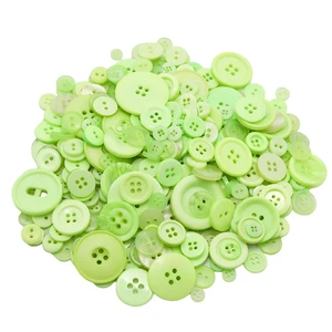 About 300 Pcs Light Green Resion Buttons for Crafts, 4 Holes Assorted Sizes Resin Buttons, for Crafting, Arts, DIY, Decoration, Sewing (Light Green) About 300 Pcs Light Green Resion Buttons for Crafts, 4 Holes Assorted Sizes Resin Buttons, for Crafting, Arts, DIY, Decoration, Sewing (Light Green)
