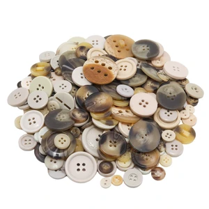 About 300 Pcs Patterned Resion Buttons for Crafts, 4 Holes Assorted Sizes Resin Buttons, for Crafting, Arts, DIY, Decoration, Sewing (Patterned) About 300 Pcs Patterned Resion Buttons for Crafts, 4 Holes Assorted Sizes Resin Buttons, for Crafting, Arts, DIY, Decoration, Sewing (Patterned)