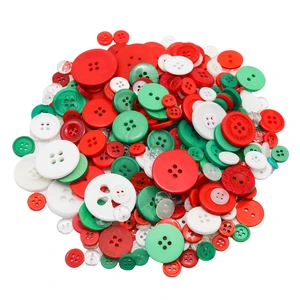 About 300 Pcs Christmas Color Resion Buttons for Crafts, 4 Holes Assorted Sizes Resin Buttons, for Crafting, Arts, DIY, Decoration, Sewing (Christmas Color) About 300 Pcs Christmas Color Resion Buttons for Crafts, 4 Holes Assorted Sizes Resin Buttons, for Crafting, Arts, DIY, Decoration, Sewing (Christmas Color)