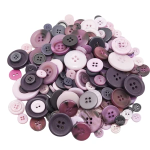 About 300 Pcs Purple Resion Buttons for Crafts, 4 Holes Assorted Sizes Resin Buttons, for Crafting, Arts, DIY, Decoration, Sewing (Purple) About 300 Pcs Purple Resion Buttons for Crafts, 4 Holes Assorted Sizes Resin Buttons, for Crafting, Arts, DIY, Decoration, Sewing (Purple)