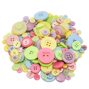About 300 Pcs Macaroon Resion Buttons for Crafts, 4 Holes Assorted Sizes Resin Buttons, for Crafting, Arts, DIY, Decoration, Sewing (Macaroon) About 300 Pcs Macaroon Resion Buttons for Crafts, 4 Holes Assorted Sizes Resin Buttons, for Crafting, Arts, DIY, Decoration, Sewing (Macaroon)