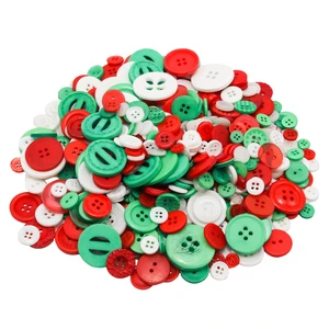 500-600 Pcs Christmas Resion Buttons for Crafts, 4 Holes Assorted Sizes Resin Buttons, for Crafting, Arts, DIY, Decoration, Sewing (Christmas Colors) 500-600 Pcs Christmas Resion Buttons for Crafts, 4 Holes Assorted Sizes Resin Buttons, for Crafting, Arts, DIY, Decoration, Sewing (Christmas Colors)