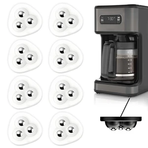 Appliance Slider, 8 Pack Self Adhesive Mini Caster Wheels, Appliance Rollers, 360° Swivel Universal Rollers, Appliance Sliders for Kitchen Appliances (White) Appliance Slider, 8 Pack Self Adhesive Mini Caster Wheels, Appliance Rollers, 360° Swivel Universal Rollers, Appliance Sliders for Kitchen Appliances (White)