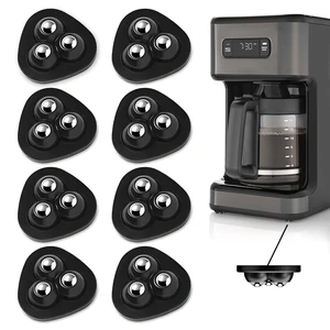 Appliance Slider, 8 Pack Self Adhesive Mini Caster Wheels, Appliance Rollers, 360° Swivel Universal Rollers, Appliance Sliders for Kitchen Appliances, for Coffee Maker, Countertop, Storage Box Appliance Slider, 8 Pack Self Adhesive Mini Caster Wheels, Appliance Rollers, 360° Swivel Universal Rollers, Appliance Sliders for Kitchen Appliances, for Coffee Maker, Countertop, Storage Box