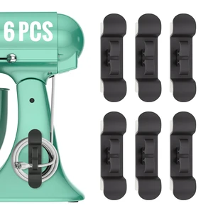 6PCS Cord Organizer for Appliances, Upgraded Appliance Cord Wrap | Cord Holder Stick on Pressure Cooker, Coffee Maker, Air Fryer and Blender 6PCS Cord Organizer for Appliances, Upgraded Appliance Cord Wrap | Cord Holder Stick on Pressure Cooker, Coffee Maker, Air Fryer and Blender