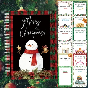 Christmas Gift Card Book - Surprises on Every Page, DIY Spiral-Bound Merry Christmas College Survival Kit, Greeting Card Book for Students & Graduation Gifts (S23) Christmas Gift Card Book - Surprises on Every Page, DIY Spiral-Bound Merry Christmas College Survival Kit, Greeting Card Book for Students & Graduation Gifts (S23)