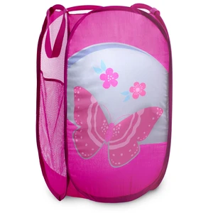 Collapsible Mesh Pop Up Hamper (Butterfly) | Wide Opening, Side Pocket, Breathable, Sturdy, Foldable, Space-Saving for Clothes Storage Collapsible Mesh Pop Up Hamper (Butterfly) | Wide Opening, Side Pocket, Breathable, Sturdy, Foldable, Space-Saving for Clothes Storage