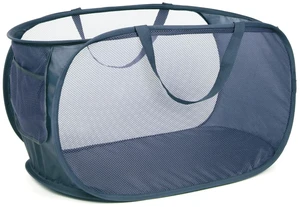 Durable Collapsible Laundry Baskets, Mesh Pop Up Laundry Hamper with Side Pocket, Foldable Clothes Storage Hamper with Reinforced Carry Handles for Laundry, Bathroom, Kids Room, Dorm or Travel Navy Durable Collapsible Laundry Baskets, Mesh Pop Up Laundry Hamper with Side Pocket, Foldable Clothes Storage Hamper with Reinforced Carry Handles for Laundry, Bathroom, Kids Room, Dorm or Travel Navy