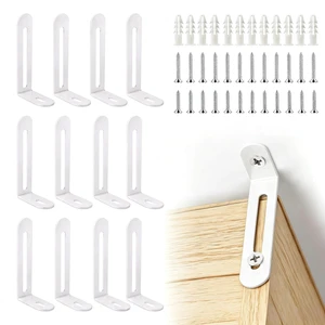 Anti Tip Furniture Anchors, Steel Wall Anchors, 12 Pack,White | Furniture wall anchors help secure dressers, cabinets and bookcases for baby and pet safety with quick, easy installation. Anti Tip Furniture Anchors, Steel Wall Anchors, 12 Pack,White | Furniture wall anchors help secure dressers, cabinets and bookcases for baby and pet safety with quick, easy installation.