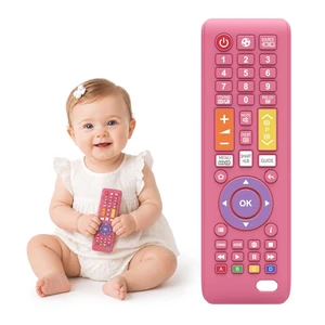 Baby Remote Teething Toys for 0-6, 6-12 Months Girls | Silicone 3-24 Months Baby Girl Toys, TV Remote Control Shape Teether Toys for Baby and Infants Baby Remote Teething Toys for 0-6, 6-12 Months Girls | Silicone 3-24 Months Baby Girl Toys, TV Remote Control Shape Teether Toys for Baby and Infants