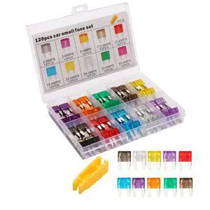 120 Pieces Mini Fuse Kit, Car Fuse Assortment Kit, Mini Blade Fuses Automotive for Car, RV, Truck, Marine, Motorcycle, Auto Accessories(2A/3A/5A/7.5A/10A/15A/20A/25A/30A/35A) 120 Pieces Mini Fuse Kit, Car Fuse Assortment Kit, Mini Blade Fuses Automotive for Car, RV, Truck, Marine, Motorcycle, Auto Accessories(2A/3A/5A/7.5A/10A/15A/20A/25A/30A/35A)