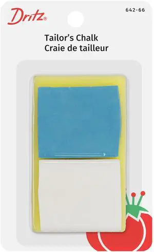 Tailor's Chalk, 2 Count, White and Blue Tailor's Chalk, 2 Count, White and Blue