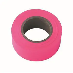 Strait-Line Flagging Tape, 150-foot, Glo-Pink (65603) Strait-Line Flagging Tape, 150-foot, Glo-Pink (65603)