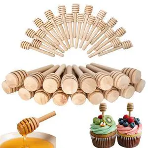 42Pcs Mini Wooden Honey Dipper Stick, 3inch Honey Stirrers | Honey Comb for Jar Dispense Drizzle and Cake Pop, Lollipop Treat Sticks 42Pcs Mini Wooden Honey Dipper Stick, 3inch Honey Stirrers | Honey Comb for Jar Dispense Drizzle and Cake Pop, Lollipop Treat Sticks