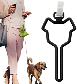 Dalzom® 2Pcs Dog Poop Bag Holder, Premium Waste Bag Holder Carrier for Leash, Dog Poop Bag Dispenser for Walking Running Bicycle Accessory (Black) Dalzom® 2Pcs Dog Poop Bag Holder, Premium Waste Bag Holder Carrier for Leash, Dog Poop Bag Dispenser for Walking Running Bicycle Accessory (Black)