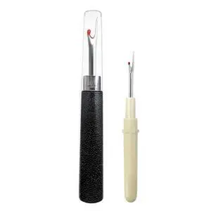 2PCS Seam Rippers, Sharp Sewing Seam Thread Remover Stitch Unpicker with Ergonomic Handles for Needle Work Patterns and Sewing Clothes 2PCS Seam Rippers, Sharp Sewing Seam Thread Remover Stitch Unpicker with Ergonomic Handles for Needle Work Patterns and Sewing Clothes