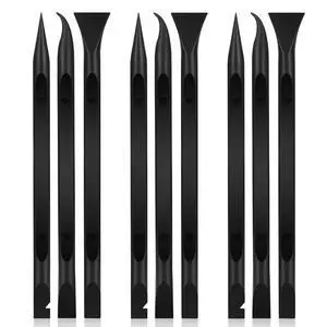 9-Piece Detailing Picks, Plastic Scrapers Non Scratch, Car Crevice Cleaning Tool for Tight Gaps, Remove Stickers, Labels, Grease & Grime 9-Piece Detailing Picks, Plastic Scrapers Non Scratch, Car Crevice Cleaning Tool for Tight Gaps, Remove Stickers, Labels, Grease & Grime