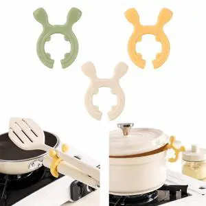 3PCS Silicone Pot Handle Holder & Spatula Rest, 2026 Upgraded Heat Resistant Spoon Holder for Stove Top, Anti-Scalding Utensil Rest & Steam Releaser Pot Clip, Non-Slip Kitchen Gadgets Organizer Kit 3PCS Silicone Pot Handle Holder & Spatula Rest, 2026 Upgraded Heat Resistant Spoon Holder for Stove Top, Anti-Scalding Utensil Rest & Steam Releaser Pot Clip, Non-Slip Kitchen Gadgets Organizer Kit