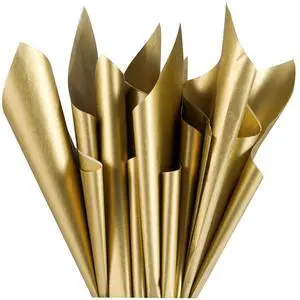 36 Sheets Gold Tissue Paper for Gift Bags, 20 x 20 Inch Shiny Metallic Wrapping Paper for Christmas Weddings Birthdays and Crafts 36 Sheets Gold Tissue Paper for Gift Bags, 20 x 20 Inch Shiny Metallic Wrapping Paper for Christmas Weddings Birthdays and Crafts
