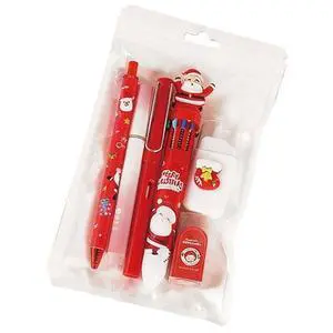 6 Pcs Cute Christmas Stationery Set for Girls Boys Women Men Xmas School Supplies Office Supplies Including Gel Ink Pens Ballpoint Pens Pencil Eraser Christmas Gift (Xmas-Red) 6 Pcs Cute Christmas Stationery Set for Girls Boys Women Men Xmas School Supplies Office Supplies Including Gel Ink Pens Ballpoint Pens Pencil Eraser Christmas Gift (Xmas-Red)