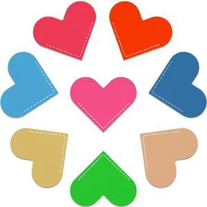 Leather Heart Bookmarks, Reading Gifts for Women, Lovers, Teachers, Friends | 8 Pieces Colorful Book Marks | Cute PU Leather Corner Book Makers | Small Book Accessories for School Office Home Supplies Leather Heart Bookmarks, Reading Gifts for Women, Lovers, Teachers, Friends | 8 Pieces Colorful Book Marks | Cute PU Leather Corner Book Makers | Small Book Accessories for School Office Home Supplies