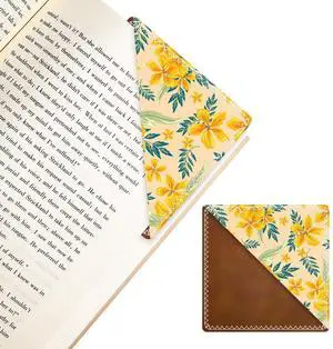 Personalized Leather Bookmarks, Fun & Cute Book Accessories for Reading Lovers, Unbreakable Page Markers for Women Men Girls Boys Student Teacher Kids Retirement Birthday Gifts (Yellow Flower) Personalized Leather Bookmarks, Fun & Cute Book Accessories for Reading Lovers, Unbreakable Page Markers for Women Men Girls Boys Student Teacher Kids Retirement Birthday Gifts (Yellow Flower)