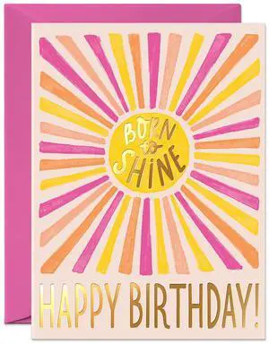 Birthday Card with Envelope, 5x7, Single Fun Happy Birthday Card for Men, Women, Friends & Family Message Written Inside - Unique Individual Cardstock & Keepsake Gift Birthday Card with Envelope, 5x7, Single Fun Happy Birthday Card for Men, Women, Friends & Family Message Written Inside - Unique Individual Cardstock & Keepsake Gift