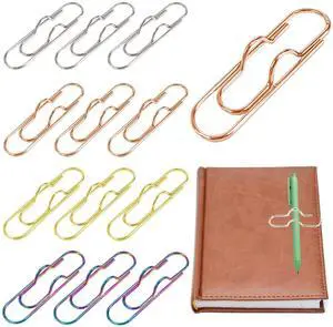 12 Pack Metal Pen Clips, Portable Pen Holders for Notebook Stainless Steel Paper Clip, Pencil Holder Clip for Journals,Calendars, Office School SuppliesSupplies(Gold/Rose/Silver/Iridescent Color) 12 Pack Metal Pen Clips, Portable Pen Holders for Notebook Stainless Steel Paper Clip, Pencil Holder Clip for Journals,Calendars, Office School SuppliesSupplies(Gold/Rose/Silver/Iridescent Color)