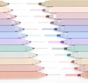 Pastel Bible Highlighters, 12 Pack Dual Tip Highlighters, No Bleed Highlighters for Bible Study, Journaling, Notes, School and Office, Assorted Soft Colors Pastel Bible Highlighters, 12 Pack Dual Tip Highlighters, No Bleed Highlighters for Bible Study, Journaling, Notes, School and Office, Assorted Soft Colors