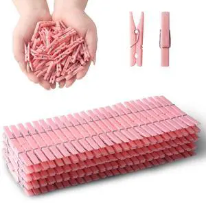 200PCS Pink Plastic Clothes Pins for Girl/Boy Baby Don't say Baby Shower Games, DIY Crafts, Photos 1.35 Inch Small Mini Pins, Tiny Clips for Laundry & Picture Displays Gender Reveal Party Decorations 200PCS Pink Plastic Clothes Pins for Girl/Boy Baby Don't say Baby Shower Games, DIY Crafts, Photos 1.35 Inch Small Mini Pins, Tiny Clips for Laundry & Picture Displays Gender Reveal Party Decorations