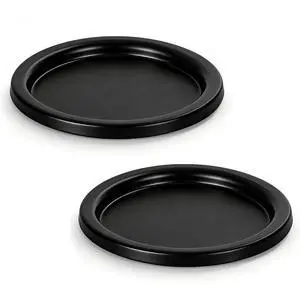 Candle Holder Plate 2pc, Black Iron Tray for Candles Up to 3 Inch | Catches Wax Drips, Rust-resistant Iron, Fits Pillar, Tealight, Ball & LED Candle Stand for Table Centerpiece Candle Holder Plate 2pc, Black Iron Tray for Candles Up to 3 Inch | Catches Wax Drips, Rust-resistant Iron, Fits Pillar, Tealight, Ball & LED Candle Stand for Table Centerpiece