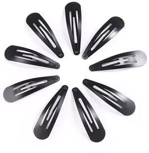Black Snap Hair Clips, 12 Pcs Hair Barrettes for Women, 2 Inch | Non-slip Metal Hair Barrette Accessories for Girls, Women, Kids Teens or Toddlers Black Snap Hair Clips, 12 Pcs Hair Barrettes for Women, 2 Inch | Non-slip Metal Hair Barrette Accessories for Girls, Women, Kids Teens or Toddlers