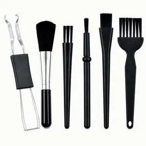 6-Piece Keyboard Cleaning Kit with Keycap and Switch Puller, ESD Brushes | 5 Anti-Static Brushes for Mechanical Keyboards and Electronics | Remove Keycaps, Hot-Swap Switches and Hidden Debris 6-Piece Keyboard Cleaning Kit with Keycap and Switch Puller, ESD Brushes | 5 Anti-Static Brushes for Mechanical Keyboards and Electronics | Remove Keycaps, Hot-Swap Switches and Hidden Debris