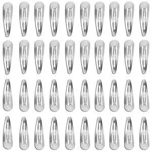 40Pcs 2In Silver Hair Clips Snap Metal Barrettes For Women | NO Slip Snap Hair Clips Hair Marrettes For Women Small hair clips 40Pcs 2In Silver Hair Clips Snap Metal Barrettes For Women | NO Slip Snap Hair Clips Hair Marrettes For Women Small hair clips