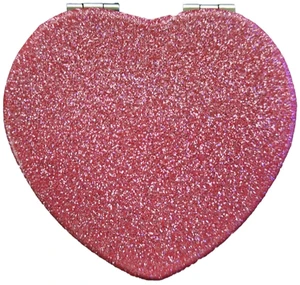 Pink Heart Compact Mirror, 1 Piece, Foldable Portable Pocket Mirror for Women, Lovely HeartShaped Cosmetic Mirror, Mini Pink Travel Mirror Great for Gift Giving Pink Heart Compact Mirror, 1 Piece, Foldable Portable Pocket Mirror for Women, Lovely HeartShaped Cosmetic Mirror, Mini Pink Travel Mirror Great for Gift Giving