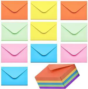 10 Pack Gift Card Envelopes 4 x 2.7in, 5 Colors Assorted Mini Envelopes for Gift Card Business Cards,Colorful Tiny Pocket Envelope For Business Card (10, orange,yellow,blue,green,pink) 10 Pack Gift Card Envelopes 4 x 2.7in, 5 Colors Assorted Mini Envelopes for Gift Card Business Cards,Colorful Tiny Pocket Envelope For Business Card (10, orange,yellow,blue,green,pink)
