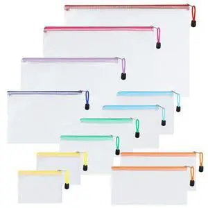 12pcs Mesh Zipper Pouch Bags, 8 Size Zipper Bags for Organizing,Mesh Bags with Zipper, Waterproof File Bags for School, Puzzles, Cosmetics, Travel Accessories, Board Games Office Supplies 12pcs Mesh Zipper Pouch Bags, 8 Size Zipper Bags for Organizing,Mesh Bags with Zipper, Waterproof File Bags for School, Puzzles, Cosmetics, Travel Accessories, Board Games Office Supplies