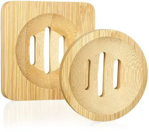 2 Pcs Wooden Soaps Saver for Shower Natural Bamboo Soap Dish | Square Round Dish Soap Holders, Self-Draining Tray Easy Dry, Extend Soaps Life, for Shower Bathroom Bath Tub Kitchen Sponges 2 Pcs Wooden Soaps Saver for Shower Natural Bamboo Soap Dish | Square Round Dish Soap Holders, Self-Draining Tray Easy Dry, Extend Soaps Life, for Shower Bathroom Bath Tub Kitchen Sponges