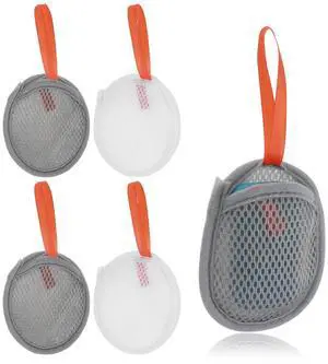 4 Pcs Mesh Soap Bag Soap Saver for Bar Soaps Double Layer Exfoliating Pouch with Drawstring Gentle Foaming Drying Better Than Soaps Holder for Shower Body Facial 4 Pcs Mesh Soap Bag Soap Saver for Bar Soaps Double Layer Exfoliating Pouch with Drawstring Gentle Foaming Drying Better Than Soaps Holder for Shower Body Facial