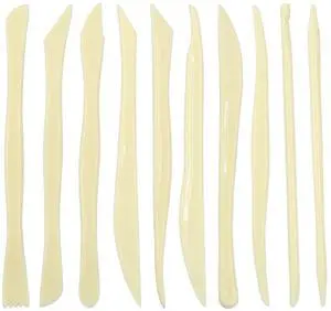 10Pcs Double Ended Clay Sculpting Tools, Plastic | Clay Modeling Tools, For Carving, Smoothing, Shaping 10Pcs Double Ended Clay Sculpting Tools, Plastic | Clay Modeling Tools, For Carving, Smoothing, Shaping