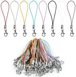 20 Pack Phone Charms Strap, Charm Holder, Keychain String with Lobster Clasp for Cell Phone Case, Pendant (20) 20 Pack Phone Charms Strap, Charm Holder, Keychain String with Lobster Clasp for Cell Phone Case, Pendant (20)