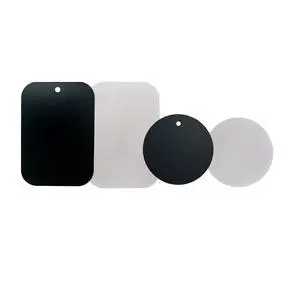 Mount Metal Plate4Pack for Magnetic Car Mount Phone Holder with Full Adhesive for Phone Magnet, 2 Rectangle and 2 Round Mount Metal Plate4Pack for Magnetic Car Mount Phone Holder with Full Adhesive for Phone Magnet, 2 Rectangle and 2 Round