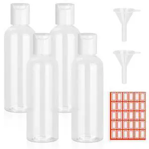 4 Pack Travel Bottles for Toiletries,3.4oz TSA Approved Leakproof Travel Size Containers Empty Small Plastic Travel Essentials Accessories with Labels for Shampoo,Conditioner,Lotion 4 Pack Travel Bottles for Toiletries,3.4oz TSA Approved Leakproof Travel Size Containers Empty Small Plastic Travel Essentials Accessories with Labels for Shampoo,Conditioner,Lotion