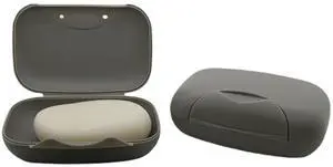 Travel Soap Holder Bar Soap Dish Shower Soap Saver Case Container Box for Bathroom Camping Gym Vonpri (Gray Without Bag) Travel Soap Holder Bar Soap Dish Shower Soap Saver Case Container Box for Bathroom Camping Gym Vonpri (Gray Without Bag)
