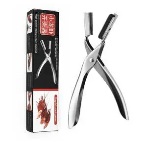 Upgraded Crawfish Peeler Tool | Easily Removes Tail Meat, Protects Nails, Keeps Fingers Clean, Advanced Shucker and Sheller Upgraded Crawfish Peeler Tool | Easily Removes Tail Meat, Protects Nails, Keeps Fingers Clean, Advanced Shucker and Sheller