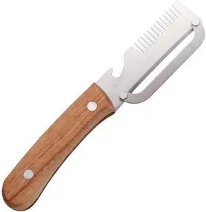 Multifunctional Stainless Steel Vegetable Peeler Knife with Wooden Handle, Handheld Zero Flex Glide Edge Scallion Shredder and Bottle Opener, Kitchen Gadget for Fruit Potato Pumpkin Papaya Welsh Onion Multifunctional Stainless Steel Vegetable Peeler Knife with Wooden Handle, Handheld Zero Flex Glide Edge Scallion Shredder and Bottle Opener, Kitchen Gadget for Fruit Potato Pumpkin Papaya Welsh Onion