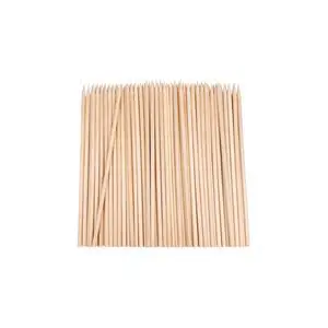 KTOJOY 6" Natural Bamboo Wooden Skewers the diameter is 4mm (100 PCS) for BBQ, FruitCocktailKabobChocolate FountainAppetiser,GrillingKitchencrafting and Party KTOJOY 6" Natural Bamboo Wooden Skewers the diameter is 4mm (100 PCS) for BBQ, FruitCocktailKabobChocolate FountainAppetiser,GrillingKitchencrafting and Party