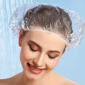 70cm/27in Disposable Shower Caps for Long Thick Hair, EX-LARGE SIZE Unisex Plastic Hair Caps for Deep Conditioning Shower Cap Waterproof for Women Men 30pcs Thin Design 70cm/27in Disposable Shower Caps for Long Thick Hair, EX-LARGE SIZE Unisex Plastic Hair Caps for Deep Conditioning Shower Cap Waterproof for Women Men 30pcs Thin Design