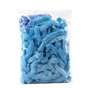 100 Pack Disposable Shower Caps, Waterproof Plastic Hair Caps for Women, Travel, Hotel, Solon (100, Blue) 100 Pack Disposable Shower Caps, Waterproof Plastic Hair Caps for Women, Travel, Hotel, Solon (100, Blue)
