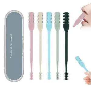 5PCS Nose Hair Trimmer for Women Men | Double-Sided Nose Trimmer Women, Manual 2-in-1 Nasal Hair Cutter Portable 360° 5PCS Nose Hair Trimmer for Women Men | Double-Sided Nose Trimmer Women, Manual 2-in-1 Nasal Hair Cutter Portable 360°